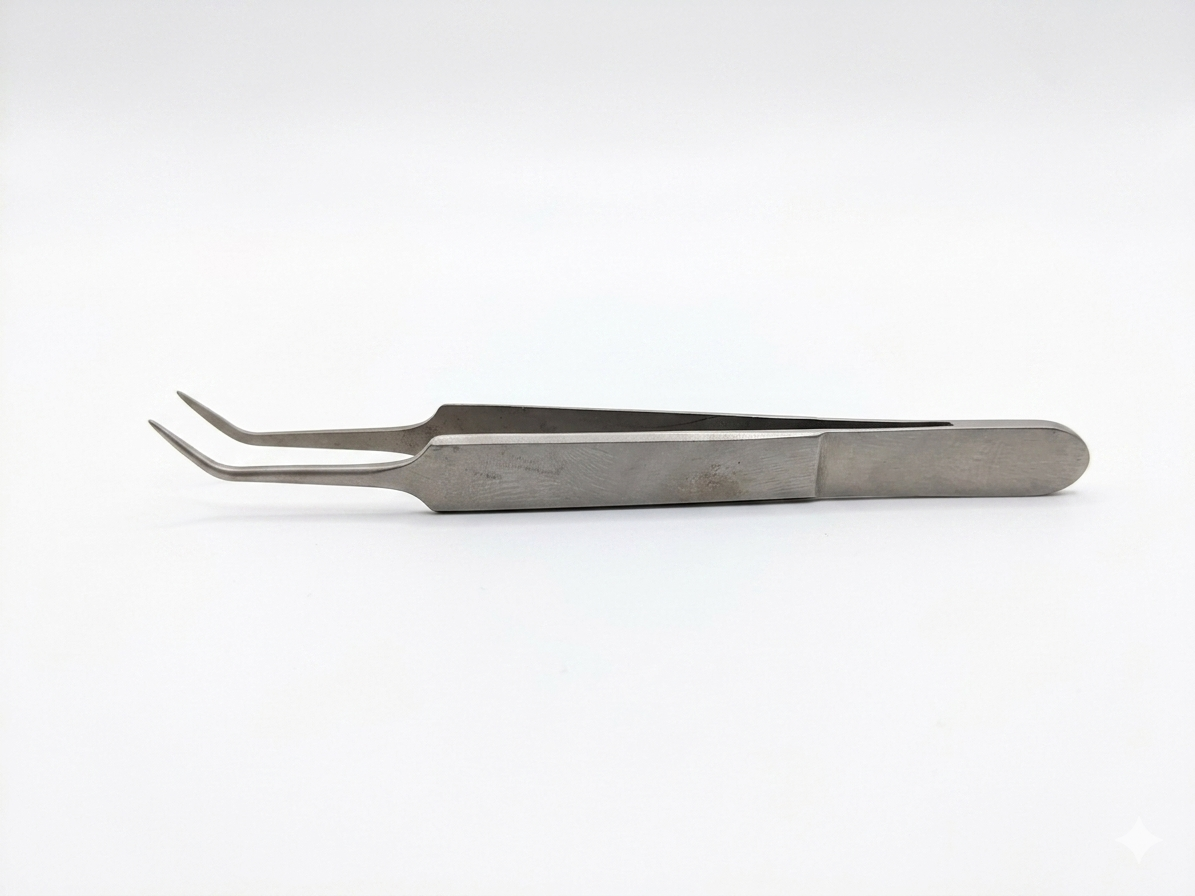 Precision Angled Tweezers