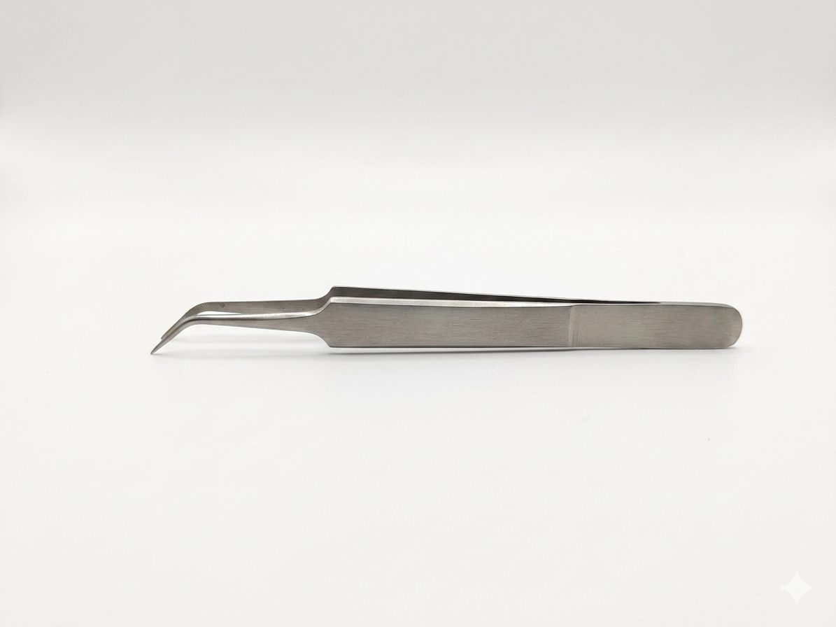 Precision Angled Tweezers